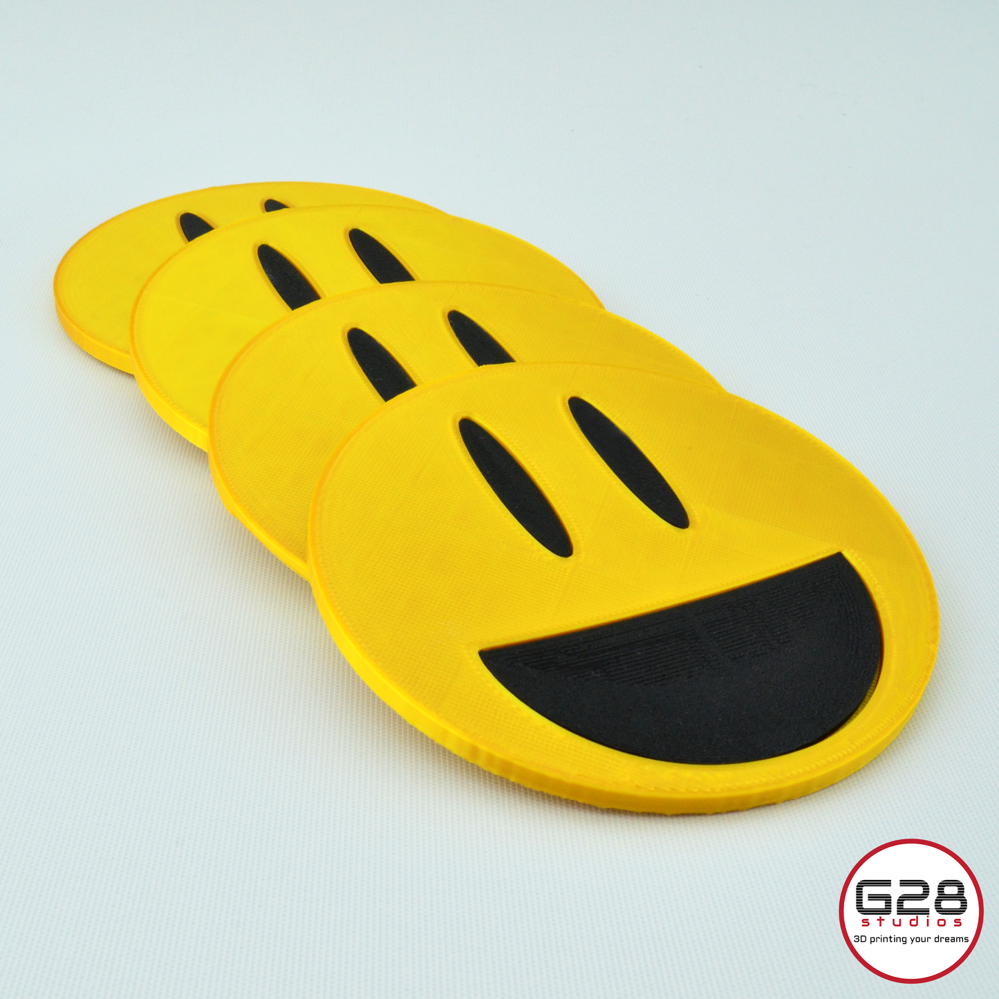 Happy Emoji Coasters