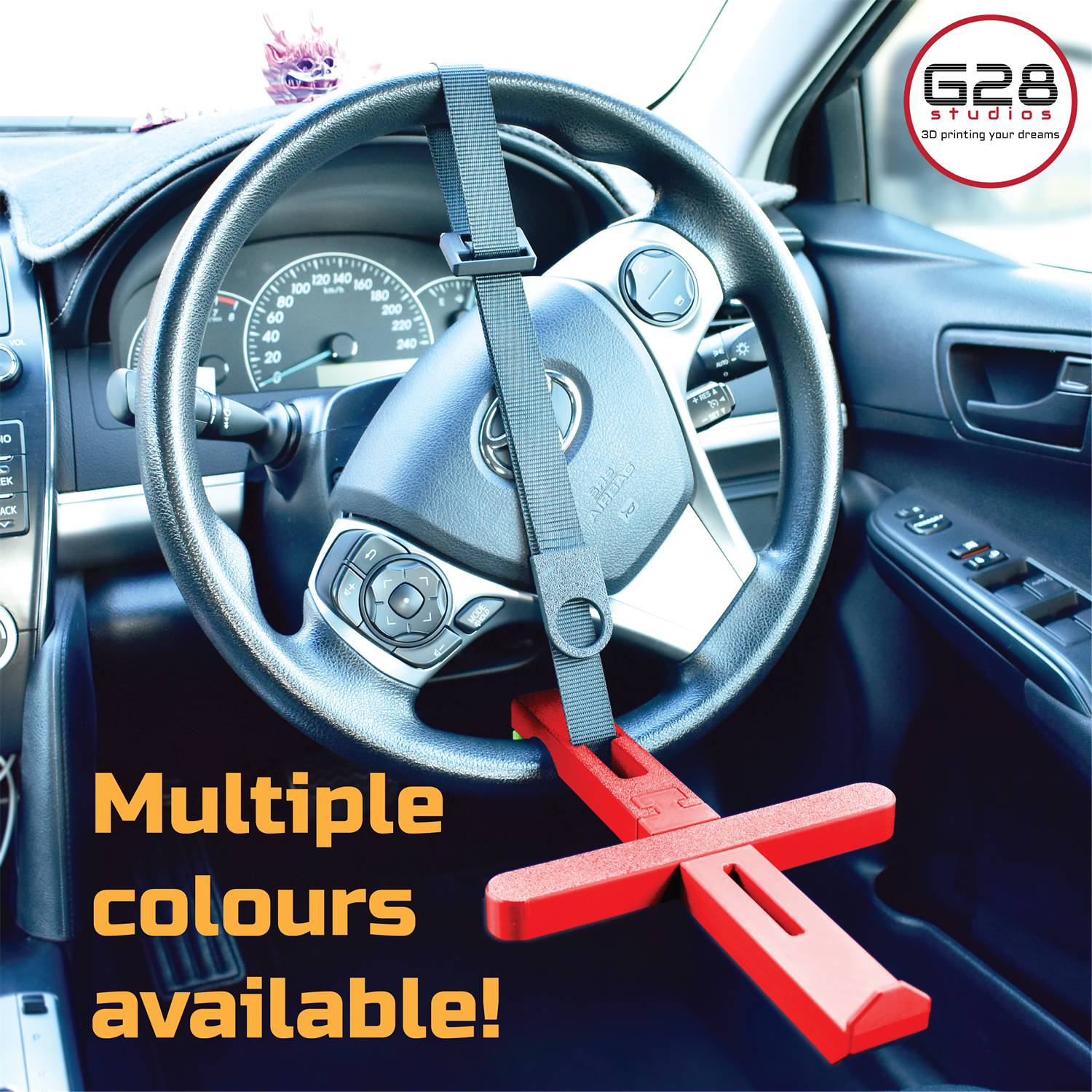 3D Printed Car Laptop Desk: Mobile Workstation for Remote Workers