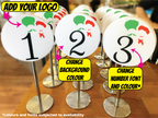 Custom Restaurant Table Numbers