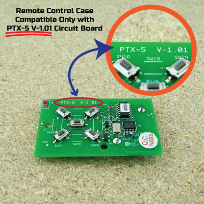 Bee Pattern | B&D Compatible Roller Door Remote Control Replacement | PTX-5 V-1.01 Board
