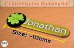 Custom 3D Printed Bookmarks