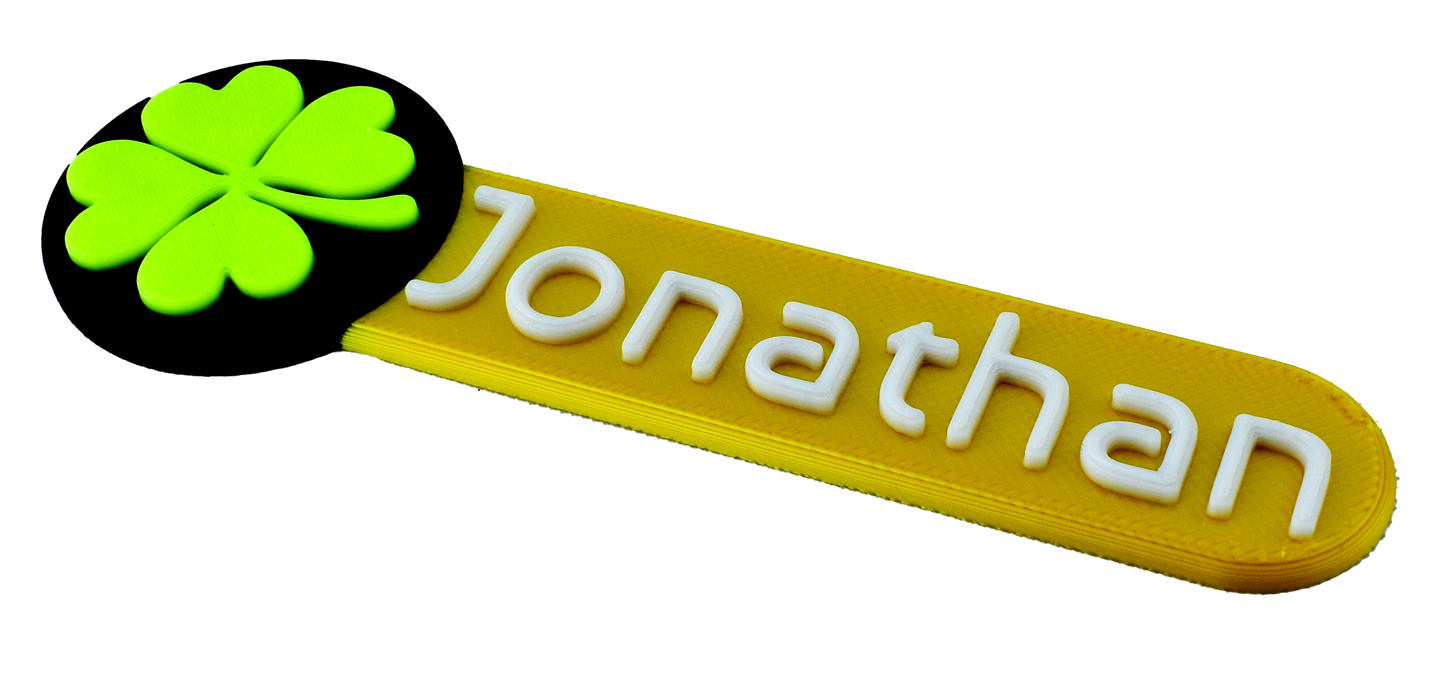 Custom 3D Printed Bookmarks