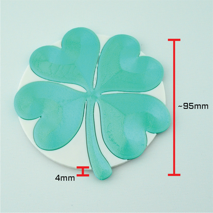 Clover Emoji Coasters