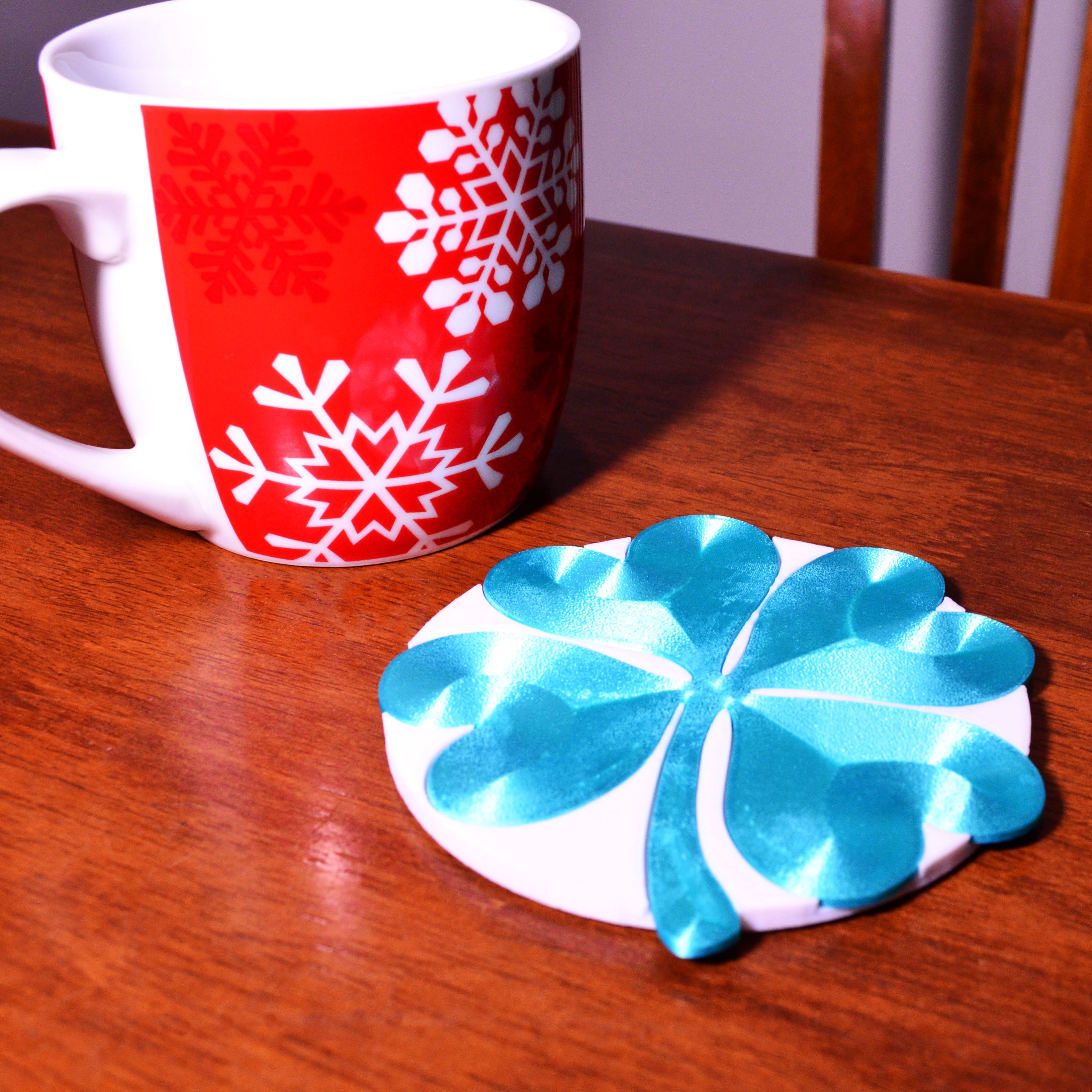 Clover Emoji Coasters