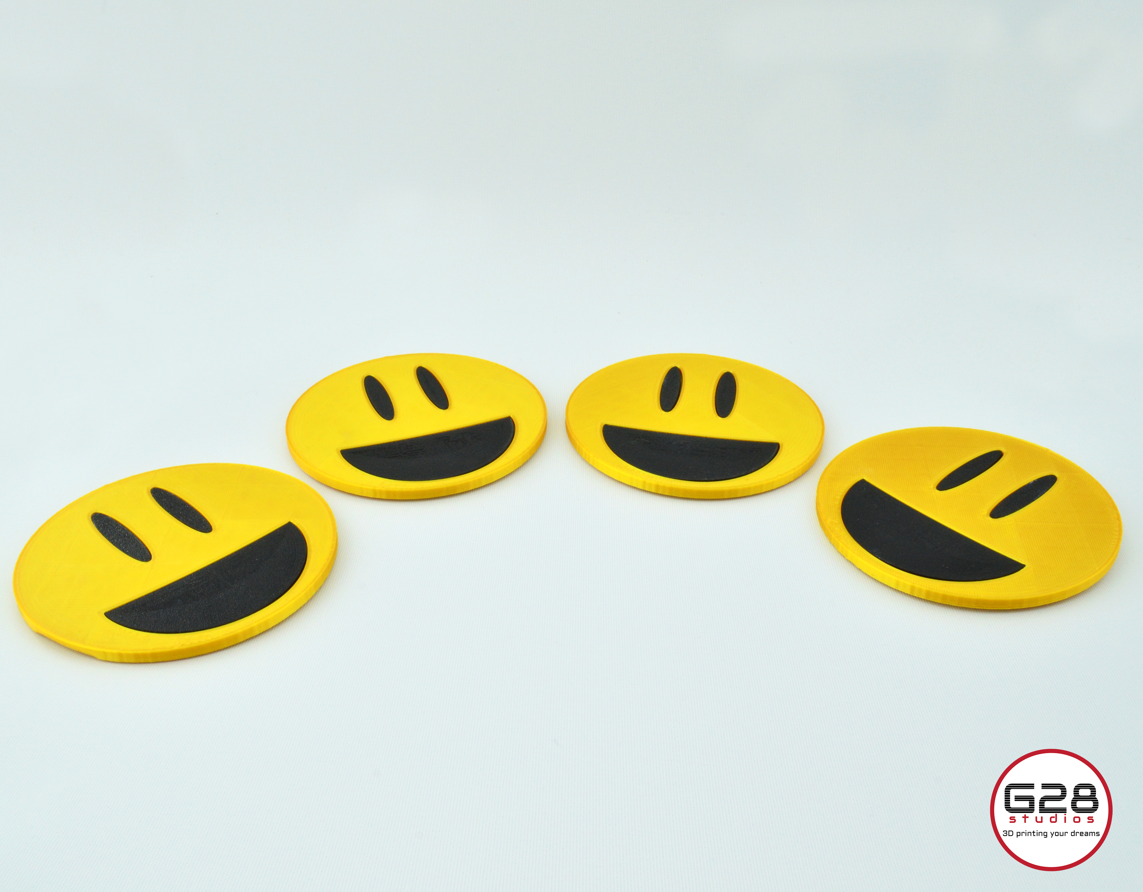 Happy Emoji Coasters