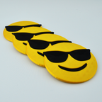 Sunglasses Emoji Coasters