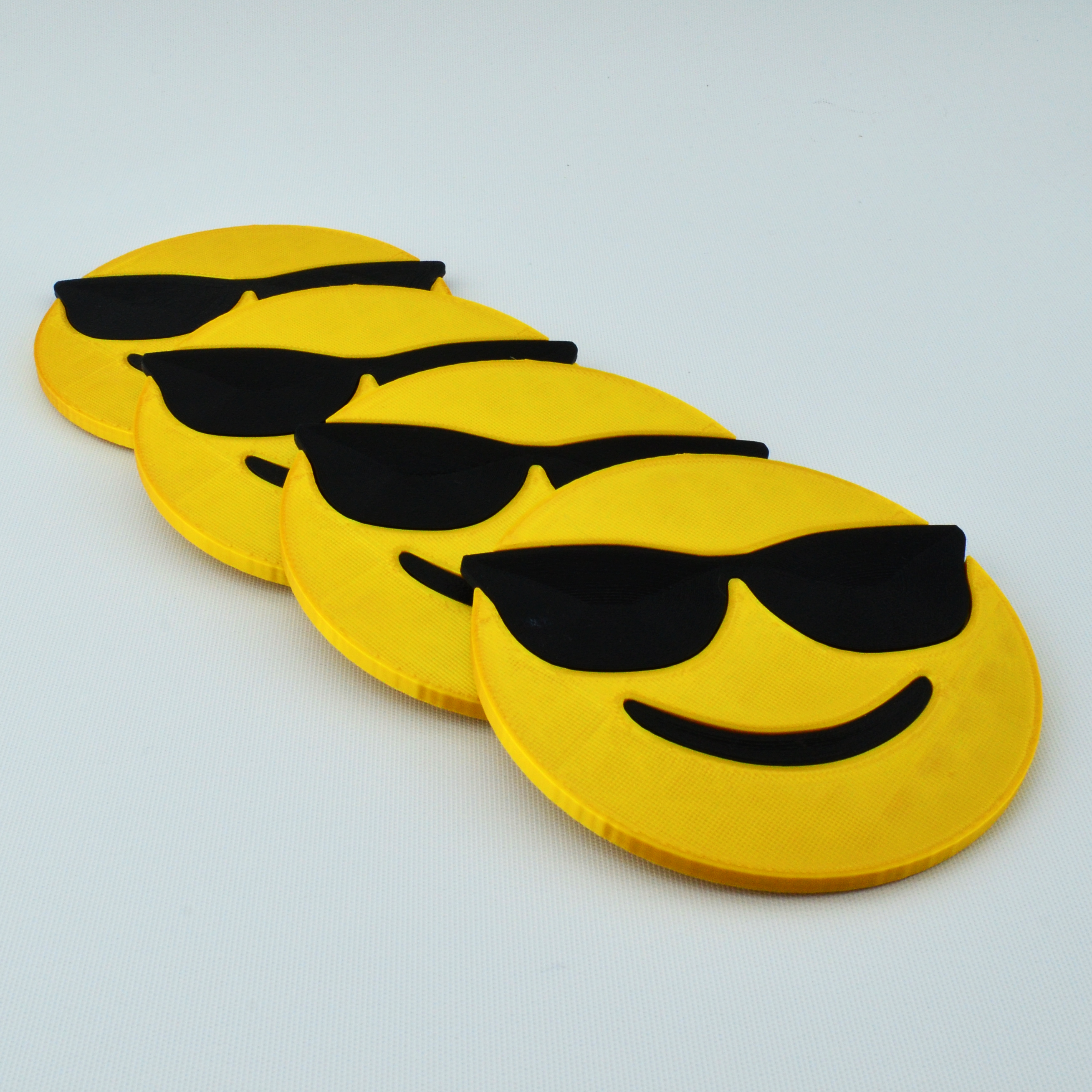 Sunglasses Emoji Coasters