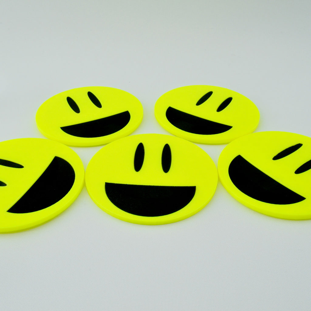 Happy Emoji Coasters