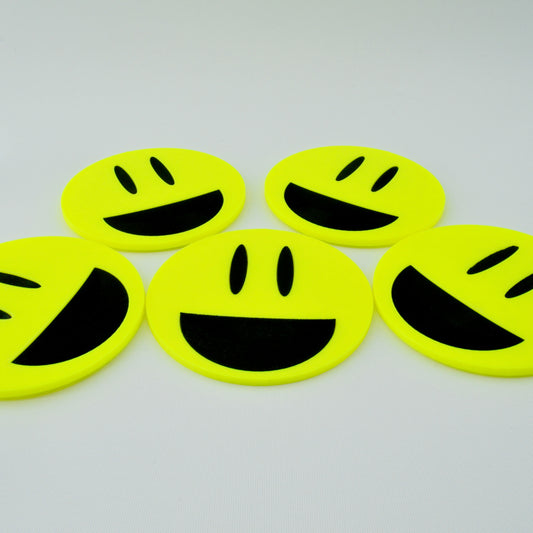 Happy Emoji Coasters