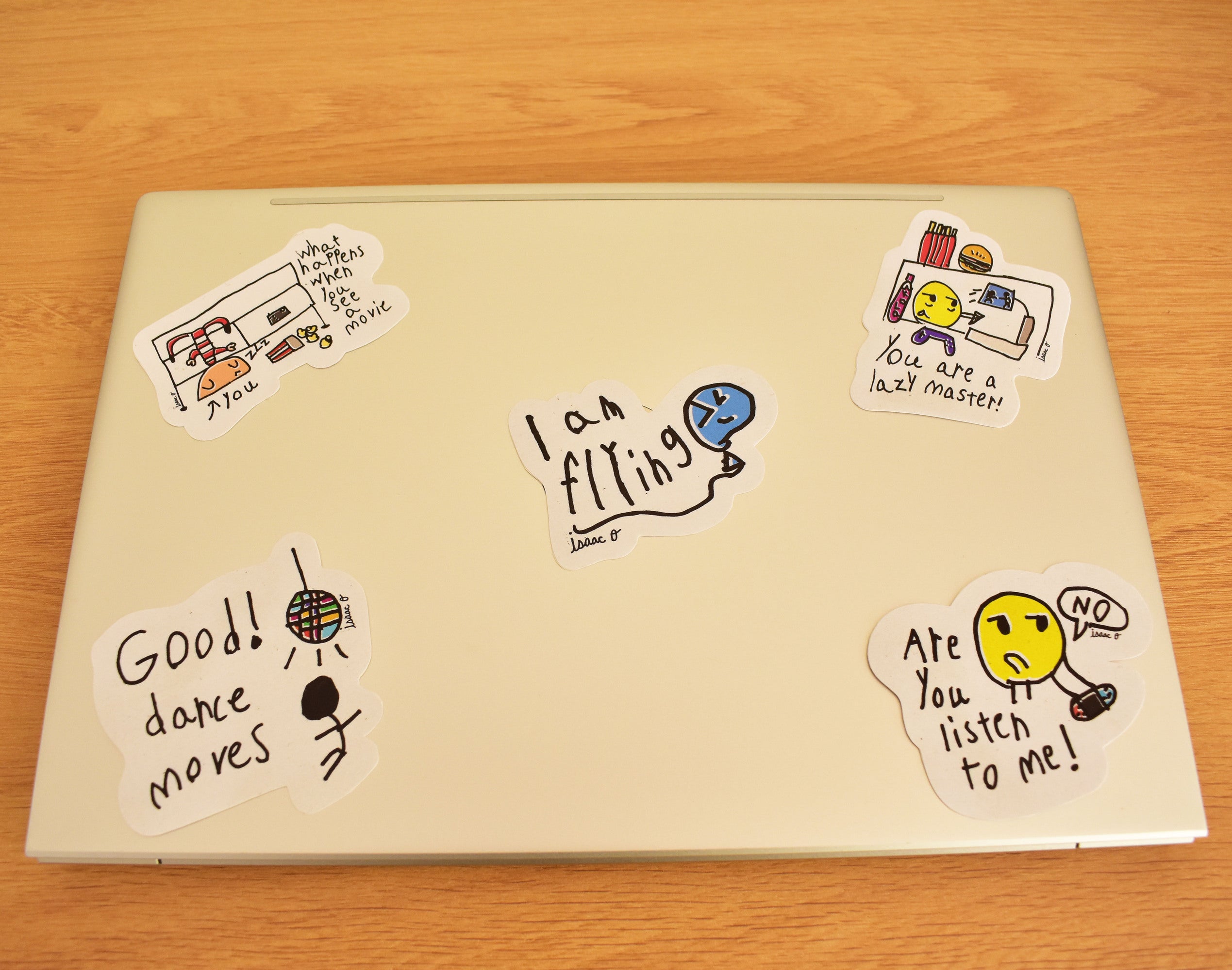 Hand-drawn funny stickers!