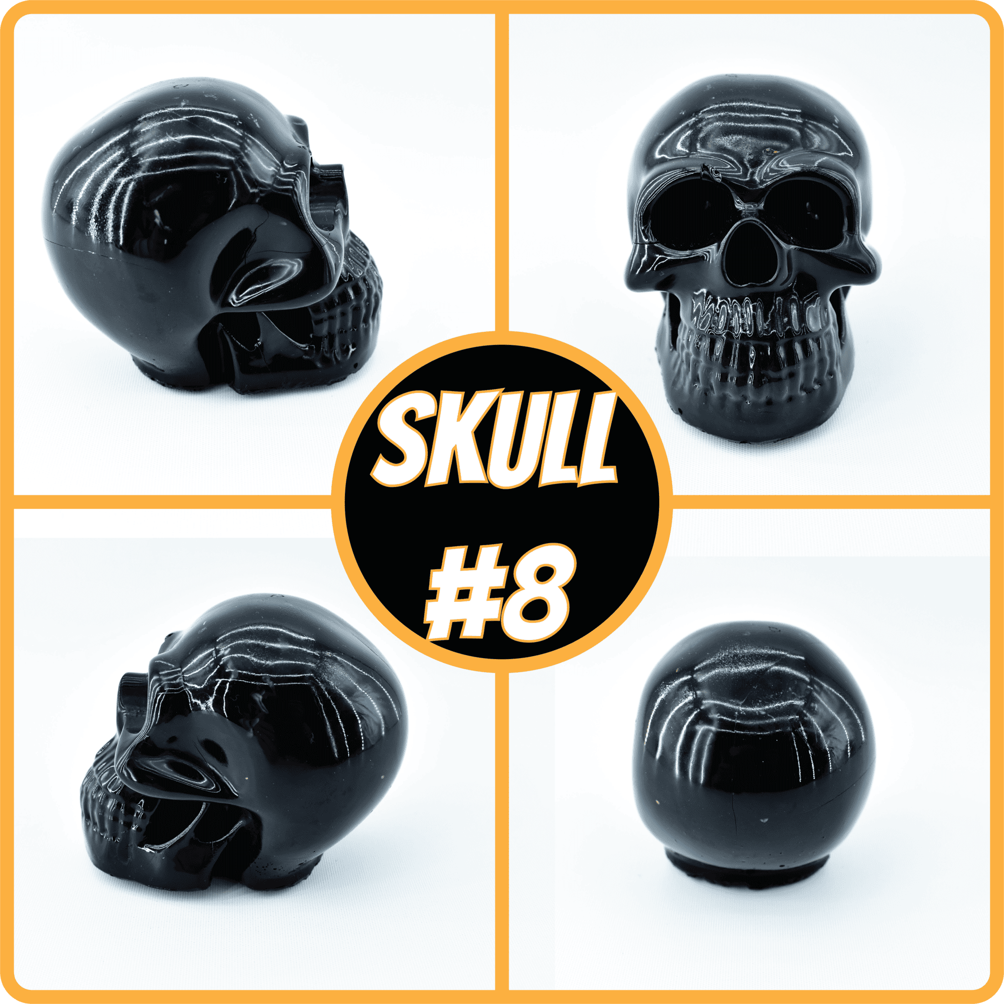 Decorative Hand Made Plastic Skulls