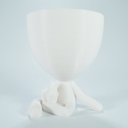 Little Ice Cream Human Plant Pot